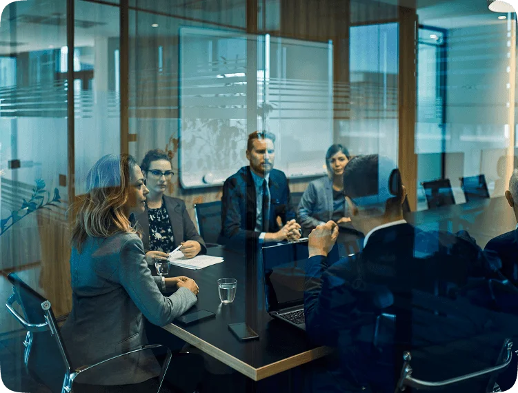 HR leaders meeting in a boardroom